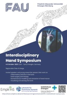 Zum Artikel "Interdisciplinary Hand Symposium on October 4th and 5th 2023 (noon to noon)"